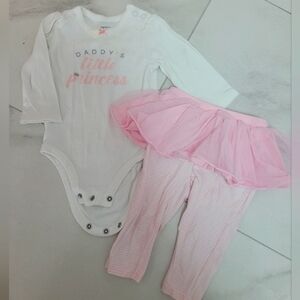Baby Girl Ballerina Daddy's Girl Outfit